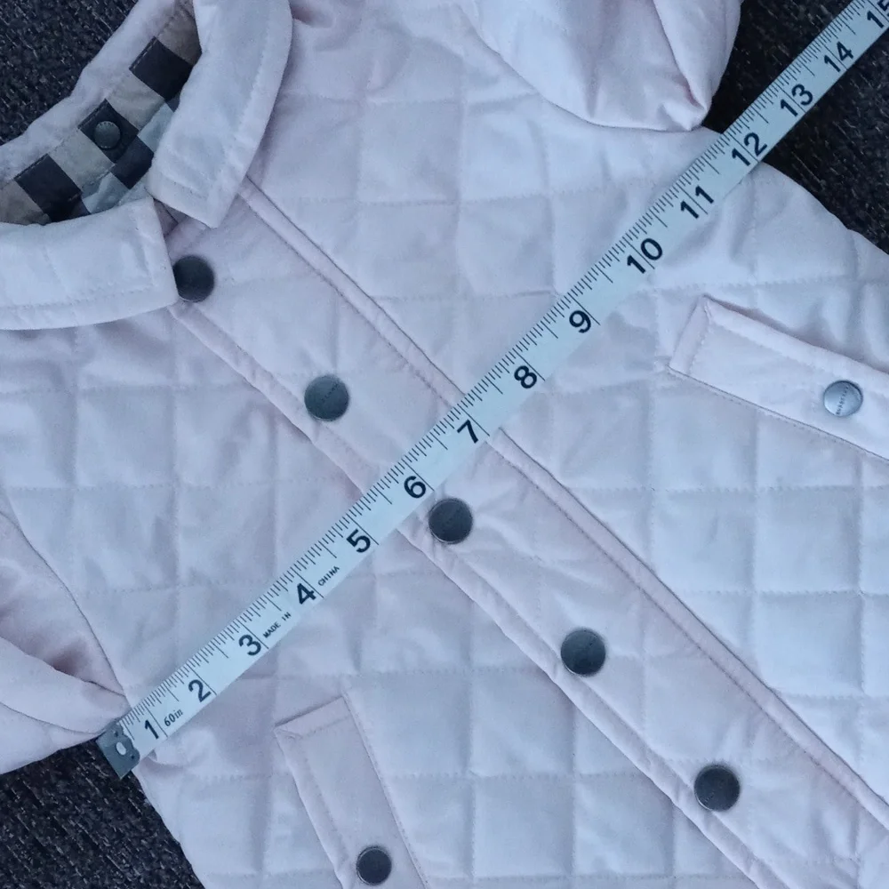 ❄️Burberry❄️ - Ice Pink Quilted Jacket w/Hood